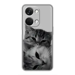 Чехол с рисунком кот на OnePlus Nord 3 5G (Пара котов)