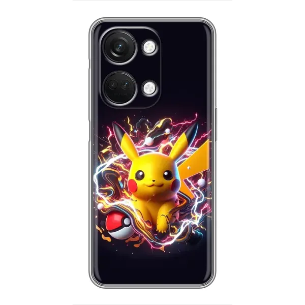 Чохол з принтом «Пікачу з м'ячем» для OnePlus Nord 3 5G