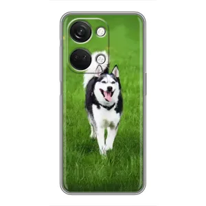 Чехол с Хаски для OnePlus Nord 3 5G - (AlphaPrint) (Радостный Хаски)