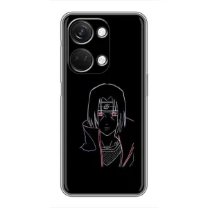 Чехлы на тему: Итачи Учиха для OnePlus Nord 3 5G (AlphaPrint) (силуэт Итачи)