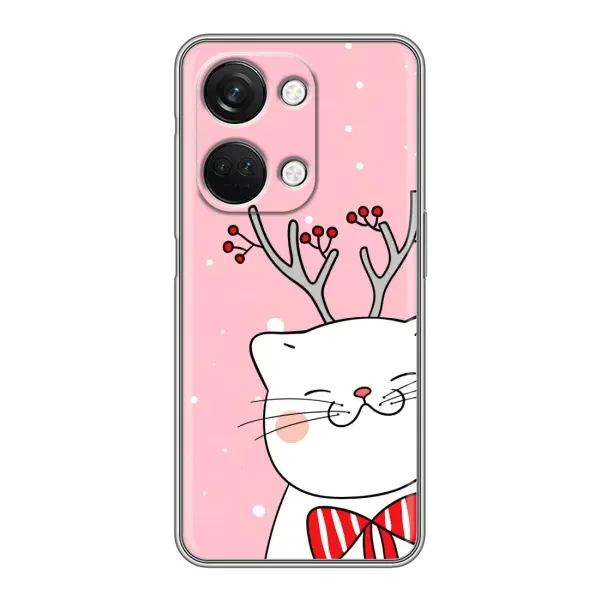 Чехол с принтом «Зимний кот» для OnePlus Nord 3 5G Чехол с принтом «Зимний кот» для OnePlus Nord 3 5G