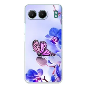 Чехлы с Цветами для OnePlus Nord 4 (VPrint) (Бабочка на цветочке)