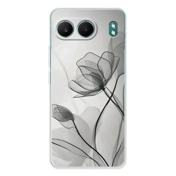 Чохол з принтом «Чорні квіти» для OnePlus Nord 4 Чохол з принтом «Чорні квіти» для OnePlus Nord 4