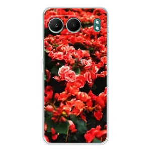Чехлы с Цветами для OnePlus Nord 4 (VPrint) (Цветы красные)