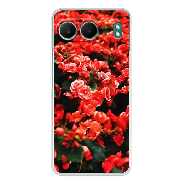 Чехол с принтом «Цветы красные» для OnePlus Nord 4 Чехол с принтом «Цветы красные» для OnePlus Nord 4
