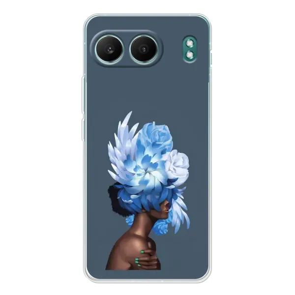 Чохол з принтом «Квіти на голові» для OnePlus Nord 4