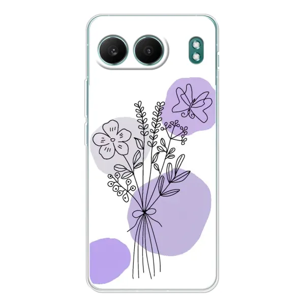 Чохол з принтом «Букет фіолетова абстракція» для OnePlus Nord 4