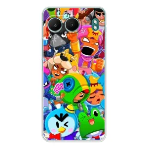 Чехлы Brawl Stars для OnePlus Nord 4 (AlphaPrint) (Герої Бравл Старс)