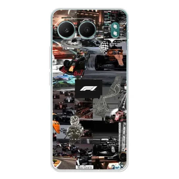 Чехол с принтом «Гоночный коллаж Ф1» для OnePlus Nord 4