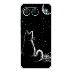Чохол з принтом для OnePlus Nord 4 (AlphaPrint) Модні коти (Котик і місяць)