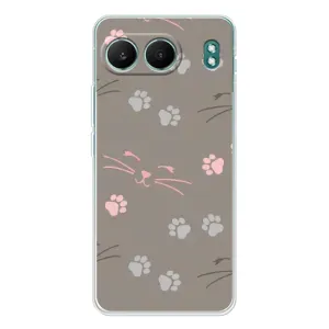 Чехол с рисунком кот на OnePlus Nord 4 (Лапы и усы)