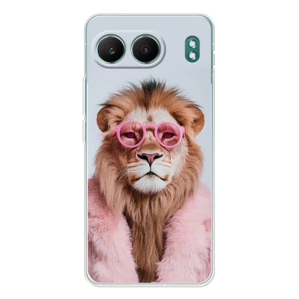 Чехол с принтом «Лев в очках» для OnePlus Nord 4