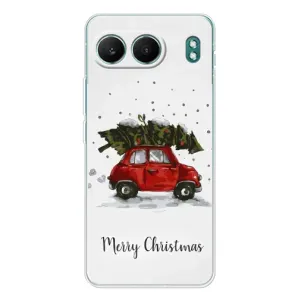 Різдвяні, Святкові Чохли для OnePlus НоРД 4 (Авто з ялинкою)