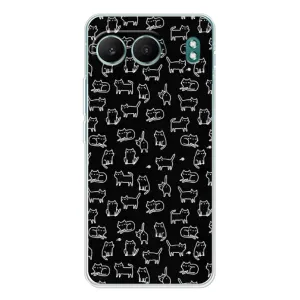 Чохол з принтом для OnePlus Nord 4 (AlphaPrint) Модні коти (Маленькі котики)
