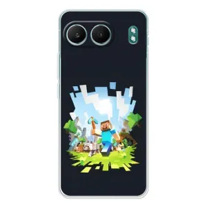 Чехол Майнкрафт на OnePlus Nord 4 (AlphaPrint) Minecraft (персонажи Minecraft)