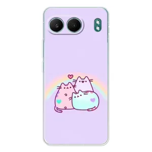Чохол на OnePlus НоРД 4 з Котиками (VPrint) (Радужний котик)