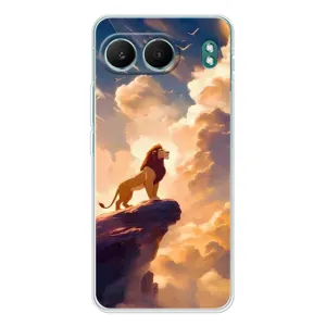 Чохол Король лев на OnePlus НоРД 4 (Сімба на скелі)
