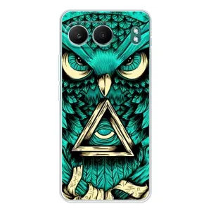 Чехол с птицами на OnePlus Nord 4 (VPrint) (Сова с глазом)