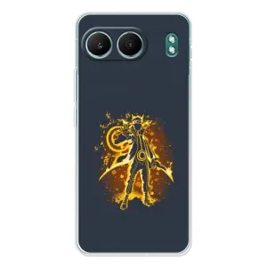 Naruto Anime Чехлы для ВанПлас Норд 4 (AlphaPrint) (золотой Наруто)