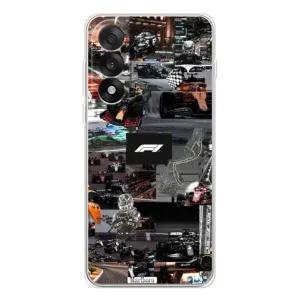 Чехол Формула1 на OnePlus Nord 5 (Гоночный коллаж Ф1)