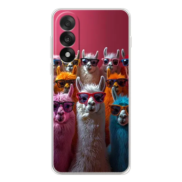 Чехол с принтом «Ламы в очках» для OnePlus Nord 5
