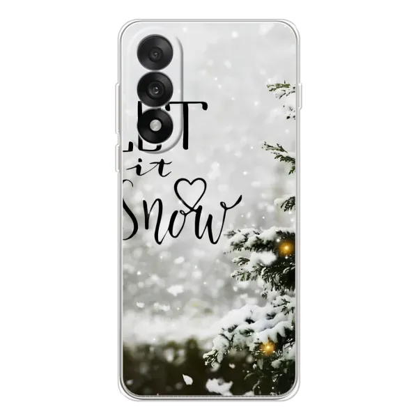 Чохол з принтом «Let it snow» для OnePlus Nord 5 Чохол з принтом «Let it snow» для OnePlus Nord 5