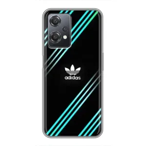 Чохли Адидас для OnePlus Nord CE 2 (5G) (IV2201) (AlphaPrint) (Адідас з полосами)