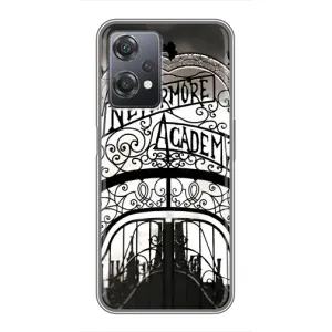 Чехол с дизайном Венздей 2 на OnePlus Nord CE 2 (5G) (IV2201) (Ворота Академии Невермор)