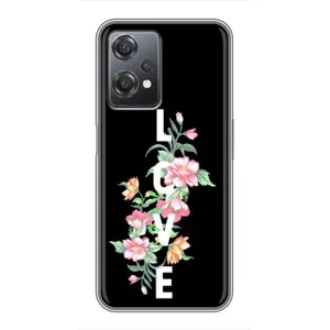 Чехлы для любимой на ВанПлас Норд СЕ 2 5G (VPrint) (Цветы LOVE)