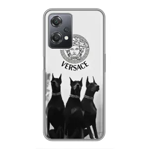 Чехлы VERSACE для ВанПлас Норд СЕ 2 5G (PREMIUMPrint) (Доберман Версаче)