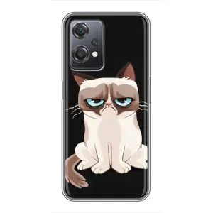 Чохол з принтом для OnePlus Nord CE 2 (5G) (IV2201) (AlphaPrint) Модні коти (Сумний кіт)