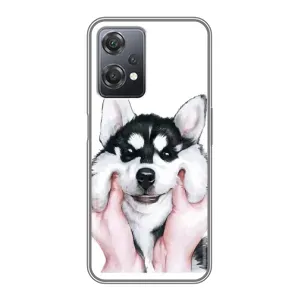 Чохол з Хаскі OnePlus Nord CE 2 (5G) (IV2201) - (AlphaPrint) (Хаскі улибака)