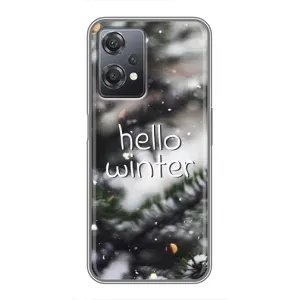 Новогодние, Праздничные Чехлы для OnePlus Nord CE 2 (5G) (IV2201) - 2024 год (Hello winter)