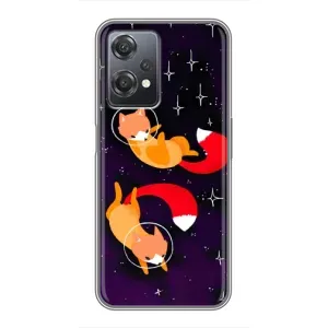 Чохли з картинкою Лисичка для OnePlus Nord CE 2 (5G) (IV2201) (VPrint) (Лисички космонавти)