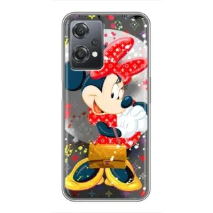 Чехол Disney Mouse OnePlus Nord CE 2 (5G) (IV2201) (PREMIUMPrint) (Minni с бантиком)