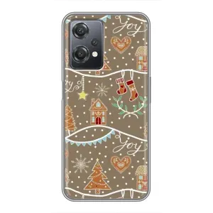 Новогодние, Праздничные Чехлы для OnePlus Nord CE 2 (5G) (IV2201) - 2024 год (Новогодние пряники)