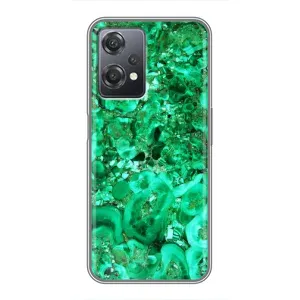 Мраморный чехол на OnePlus Nord CE 2 (5G) (IV2201) (VPrint) (Салатный Мрамор)