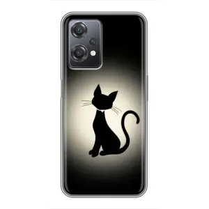 Чохол з принтом для OnePlus Nord CE 2 (5G) (IV2201) (AlphaPrint) Модні коти (Силует котика)