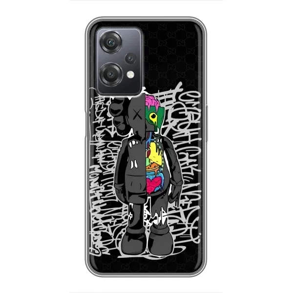Чехол с принтом «Стиль Bearbrick» для OnePlus Nord CE 2 (5G) (IV2201)