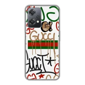 Брендновые Чехлы для OnePlus Nord CE 2 (5G) (IV2201) - (PREMIUMPrint) (Стиль GUUCI)