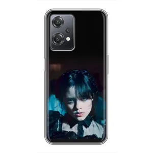Чехлы Венсдей на OnePlus Nord CE 2 (5G) (IV2201) Уэнсдей (AlphaPrint) (взгляд Уэнздей)
