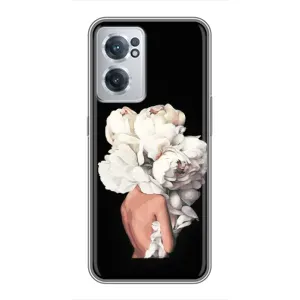 Чехлы (ART) Цветы на OnePlus Nord CE 2 Lite 5G (VPrint) (Белые цветы)