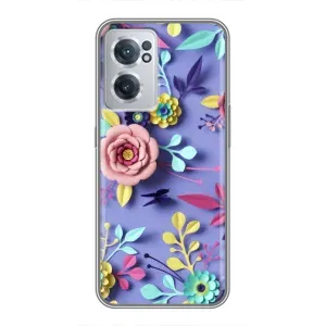 Чехлы с Цветами для OnePlus Nord CE 2 Lite 5G (VPrint) (Цветочный дизайн)