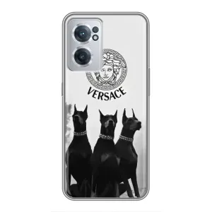 Чехлы VERSACE для ВанПлас Норд СЕ 2 Лайт 5G (PREMIUMPrint) (Доберман Версаче)