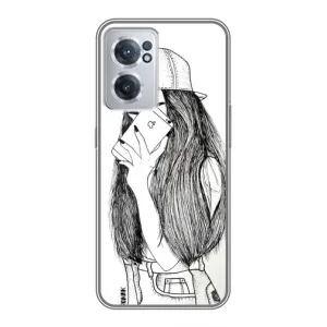 Чехол с печатью для OnePlus Nord CE 2 Lite 5G - (Мода) (AlphaPrint) (Фото девочки)