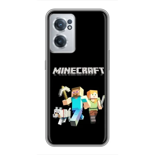 Чехол с принтом «герои Minecraft» для OnePlus Nord CE 2 Lite 5G