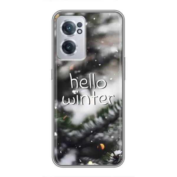 Чохол з принтом «Hello winter» для OnePlus Nord CE 2 Lite 5G Чохол з принтом «Hello winter» для OnePlus Nord CE 2 Lite 5G