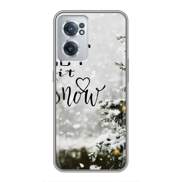 Чохол з принтом «Let it snow» для OnePlus Nord CE 2 Lite 5G Чохол з принтом «Let it snow» для OnePlus Nord CE 2 Lite 5G