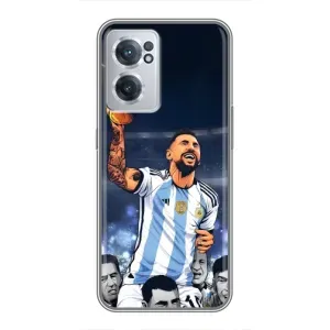 Чехлы для OnePlus Nord CE 2 Lite 5G (Leo чемпион) (AlphaPrint) (Месси с кубком)