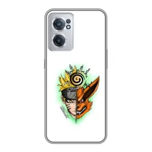 Naruto Anime Чехлы для ВанПлас Норд СЕ 2 Лайт 5G (AlphaPrint) (Наруто Курама)
